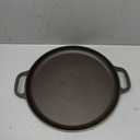 Pre-Seasoned Cast-Iron Griddle/Pizza Pan, 14", Black