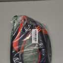 Iwantit Premium Grip Steering Wheel Cover with Anti-Slip Rubber Ring, Made of Carbon Fiber & Breathable PU Leather, Universal Fit for 14.5-15 Inch Car and SUV (Passion Red)