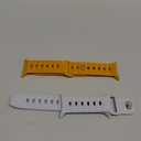 2 Pack -Kid's Silicone Watch Band Replacement Strap Compatible Versatile Occasions, Orange, Grey