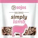 SOJOS Natural Pet Food Simply Lamb Grain Free Freeze-Dried Raw Dog Treats, 4-Ounce Bag (557030) (EXP 08/28/25)