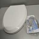 Jool Baby Quick Flip Toilet Seat with Built-in Potty & Splash Guard for Toddler Training, Slow Close (Elongated)