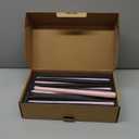 Light Pink Tall Taper Candles 12 inch Unscented Smokeless Long Tall Tapered Candle for Candlesticks Sticks Wedding Advent Home Decor Dinner ChristmasSet of 12