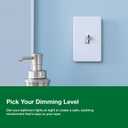 Lutron Ariadni/Toggler LED+ Dimmer Light Switch for Dimmable LED, Halogen and Incandescent Dimmer Switch, 150W, Single-Pole/3-Way, AYCL-153P-WH, White