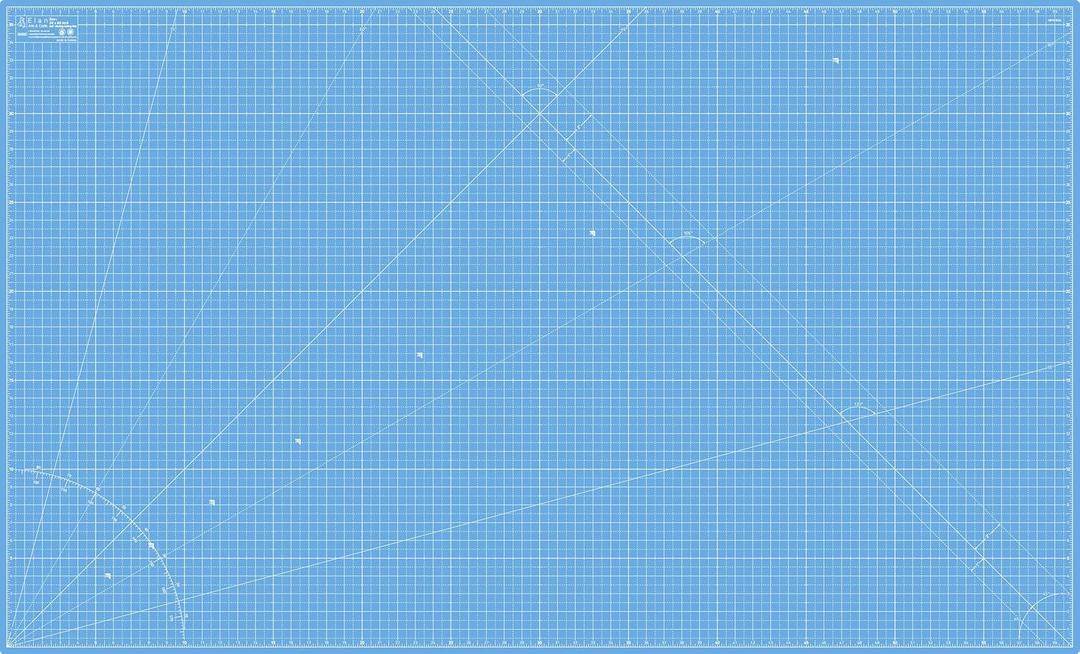 Elan Cutting Mat 36x60 Blue, Extra Large Self Healing Cutting Mat 36 x 60 Inch, 5-Ply Craft Board Blue, Hobby Board for Sewing and Quilting