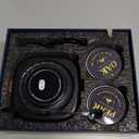 Electric Whiskey Smoker Kit with 060s Adjustable Timer, No Butane Needed, Cocktail Bourbon Drink Smoker Infuser Kit Smoke Whisky Set  6 Wood Chips Flavors, Birthday Gifts for Men,Dad,Husband, Square