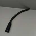 25 inch Flexible Vacuum Crevice Attachment Tool Crevice Brush Tool Kit for Vacuum Hoses Accepting 1-1/4"(32mm) or 1-3/8"(35mm) Inner Diameter Attachments 24.4inch