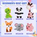 Wunila Crochet Kit for Beginners, 2025 DIY Craft for Adults and Kids, Great Gifts for Crochet Lovers, Crocheting Animals Kits with Step by Step Videos, Yarn,Crochet Hook, Birthday Gift, Holiday Gift