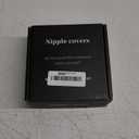 Bontierie 2025 Added Lift Seamless Nipple Covers Ultra-Thin Push up Sticky Pasties Women Adhesive Bras (Large, Nude)