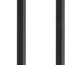 16'' Square Sliding Barn Door Handles and Pulls Pack of 2, Black Vintage Gate Pull Hanlde, Iron Handle for Gates, Garage, Sheds, Outdoor Fence, Interior Closet Handles