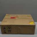 AMHANCIBLE End Tables Living Room with Charging Station, Narrow Side Table with USB Ports and Outlets, Slim Nightstand with 3 Fabric Drawers for Bedroom, Small Space, Rustic Brown, HETN013BR-1