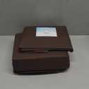 Hearth & Harbor Extra Deep Pocket King Size Sets - Fits Mattress 18-24 Inches Deep - Extra Deep Pocket Sheets - 6 Piece King Size - Brown