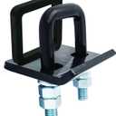 Trailer Hitch Anti Rattle Tightener for 1.25" and 2" | Carbon Steel, Anti Rattle Hitch Tightener 2 inch with Silencer Pad | Trailer Hitch Accessories Clamp & Stabilizer Rack | Safe Transporting (Black)