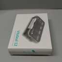 Fullicon Daily Travel Moisture Proof Pill Case with 12 Extra Large Compartment, Pill Organizer with 3 Secured Buckles, Large Supplement Box for Vitamin with Removable Dividers (Black)