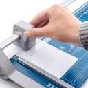 Dahle 507 Personal Rotary Trimmer, 12" Cut Length, 7 Sheet Capacity, Self-Sharpening, Automatic Clamp, German Engineered Paper Cutter