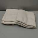 LAMIT 102 inch Long Linen Curtains 2 Panels for Living Room, Natural Cream Ivory Light Filtering Semi Sheer Linen Curtains Back Tab and Rod Pocket Neutral Drapes for Bedroom/Farmhouse, 52 x 102 Inch