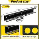 Screwdriver Plier Organizer Wall Mount,Screwdriver Rack,Metal Plier Holder Utility Tool Holder Organizers and Storage Rack for Garage Workshop Workbench Tool Chest Cart