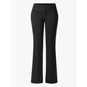 Design by Olivia Women's Relaxed Boot-Cut Office Pants Trousers Slacks,S