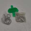 Horse Tie Ring 2 Pack - Heavy-Duty Stall and Trailer Accessories - Secure Tethering Rings for Stable and Barn - Includes Horse Grooming Brush - Essential Horse Supplies and Equipment