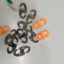 12 Pack 2" Carabiner Clip Plastic S Carabiner Clips Paracord Keychain Hooks for Key Chain Backpacks Bags Zipper Clip Accessories