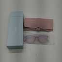 miyya Blue Light Blocking Glasses Women, Fashion Round Transparent Anti Blue Light Glasses with Anti Eyestrain & UV Glare