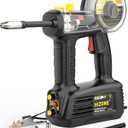 Hand Held MIG Welder Machine 110V, HIZONE 100A Flux Core Portable Welding Machine, Handheld Gasless Inverter Wire Feed Welding Equipment