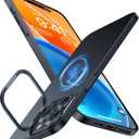 TORRAS Slim Fit Magnetic Stand for iPhone 15 Pro Case, Fit for MagSafe, Camera Kickstand, Ultra Thin Anti-Scratch Slim Protective Matte Case for iPhone 15 Pro Phone Case 6.1'', Black Titanium