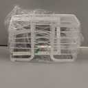 YIGII Hair Dryer Holder Adjustable Height - Hair Tool Organizer White Bathroom Organizer Hot Styling Tools Storage for Hair Dryer, Flat Iron, Curling Iron, Straightener (10.62"*4.33"*7")