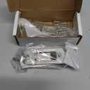 180 Degree Flip Sliding Barn Door Lock for Privacy - Safe barn Door Locks and latches for Barn Door, Pet Door, Bathroom, Outdoor, Garage, Window, Sliding Door (Silver 2)