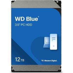 Western Digital 12TB WD Blue Internal Hard Drive HDD - 7200 RPM, SATA 6 Gb/s, 512 MB Cache, 3.5" - WD120EAGZ