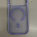 SUPFINE Magnetic for iPhone 17 Pro Case (Compatible with MagSafe)(Military Grade Drop Protection) Translucent Matte Shockproof with Anti-Fingerprint Phone Cover 2025,Blue Purple