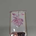 for iPhone 17 Pro Max Fairy Rose Clear Case, Cute Flower Floral with Glitter Bling Sparkly Camera Lens Protector TPU Bumper Shockproof Women Girls Phone Case for iPhone 17 Pro Max 6.9", Pink