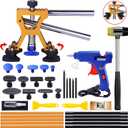 Auto Body Dent Repair Kit, Car Dent Puller with Golden Dent Puller for Auto Body Dent Removal, Minor Dent and Deep Dent Removal