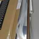 LOAAO 24X32 Inch Bathroom Mirror with Wood Grain Colored Metal Frame, Rounded Rectangle Metal Framed Bathroom Mirror, Anti-Rust, Hangs Horizontally or Vertically