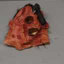 Halloween Scary Mask with Scared Face and Axe on Head, Creepy Head Mask for Cosplay Party Props