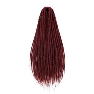 20 Strands 24 Inch Burgundy Dreadlocks Extensions Dread Locs Crochet Hair for Women Handmade Soft locs crochet hair braids Synthetic thin 0.6cm Hippie Double Ended Dreadlock 20 Strands 24 Inch Burgundy Dreadlocks Extensions Dread Locs Crochet Hair for Women Handmade Soft locs crochet hair braids Synthetic thin 0.6cm Hippie Double Ended Dreadlock