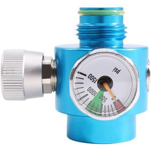 New Paintball Inner Thread,CO2 Cylinder Tank,On/Off Valve with 1500Psi Gauge,G1/2-14