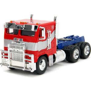 Jada Toys Transformers T7 Optimus Prime Truck 1:32, Red