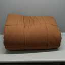 Cosybay Down Alternative Comforter (Burnt Orange, King) - All Season Soft Quilted King Size Bed Comforter - Duvet Insert with Corner Tabs - Winter Summer Warm Fluffy, 104x96 inches