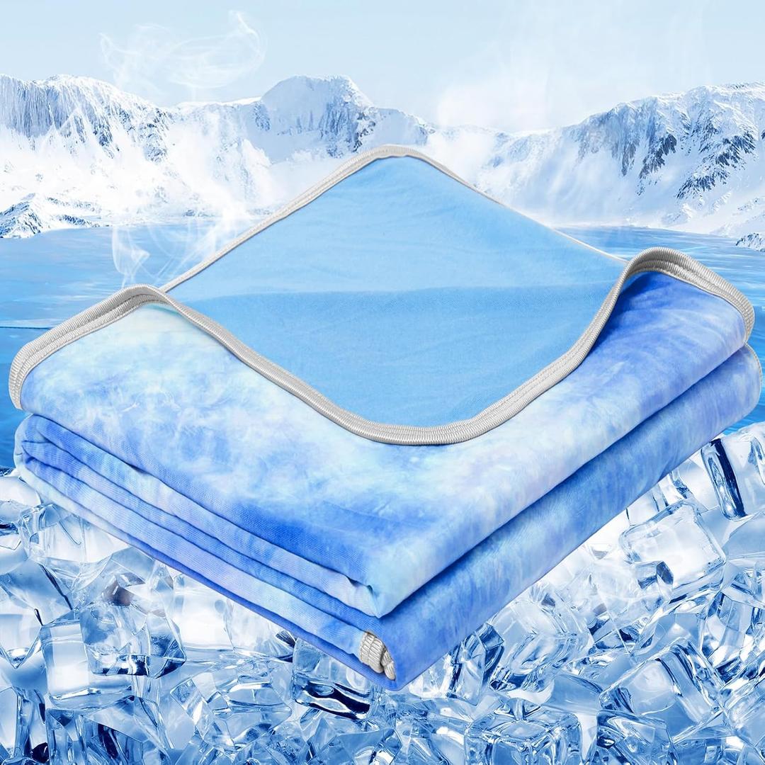 inhand Cooling BlanketTwin XL Size (60"x90"), Cooling Blankets for Hot Sleepers, Absorbs Heat to Keep Adults Cool for Summer Nights Sweats, Thin Cold Lightweight Blanket for Couch Bed, All Season Use