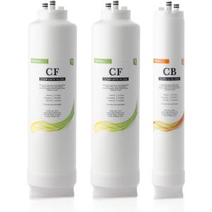 iSpring F3-RO500 1 Year Replacement Filter Pack for RO500 Tankless Reverse Osmosis Water Filtration System