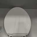 KOHLER 20110-0 Brevia, Slow Close Toilet Seat, Elongated Toilet Seat, Grip-Tight Bumpers Quick-Attach Hardware, White