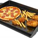 Universal Griddle Insert for Gas Grill, Cast Iron Flat Top Griddle for Stove 4 Burner, Pre-Seasoned Matte Porcelain Enamel Grill Plate for Camp Chef/Charbroil Etc. All Gas & Charcoal Grill 23" x 16"