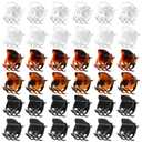 36pc Small Claw Clips  1 Inch Durable Hair Clips for All Hair Types | Professional Styling & Sectioning Clips | Quality Women's Hair Accessories  36pc Value Pack (Multicolor)