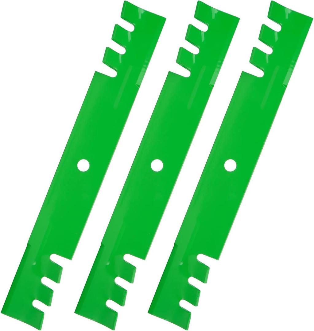 Youxmoto Toothed Mulching Mower Blades Fit for Husqvarna 539100341 539101485 00273100 03399704 IZ5221 LZ5225 WHF5223 ZTH5221, for Ariens Promaster PM252H PM252Z Zoom 2252 2352 2552, 52" Deck(3 Pack)