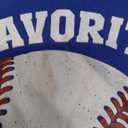My Favorite Baseball Player Calls Me Poppy T-Shirt, L,  Royal Blue