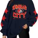 MNLYBABY Football Sweatshirt Women Game Day Sweatshirts in My Game day Era 87 Graphic Long Sleeve Tops (Blue, XXL)
