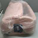Lealchum Dog Booster Car Seat for Small/Medium Dogs,Soft Puppy Portable Car Seat with Elevated Cushion,Fits in Front/Back Seat,Fully Detachable and Washable,Easy to Install (Pink, Medium)