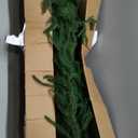 9 FT Real Touch Norfolk Pine Garland Green Artificial Christmas Garland Faux Greenery Garland for Holiday Fireplace Mantle Window Indoor Outdoor Decor, 1 Pcs