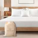 Good Sleep Egyptian Cotton Fitted King Sheet - Soft, Deep Pocket, 1000 TC Hotel Style, White