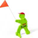 Step2 Kid Alert Street Safety Sign, Kids at Play Signage for Neighborhood Safety, 32-Inch Tall Reflective Caution Sign with Warning Flag